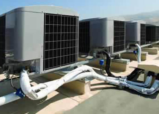 Large rooftop HVAC equipment